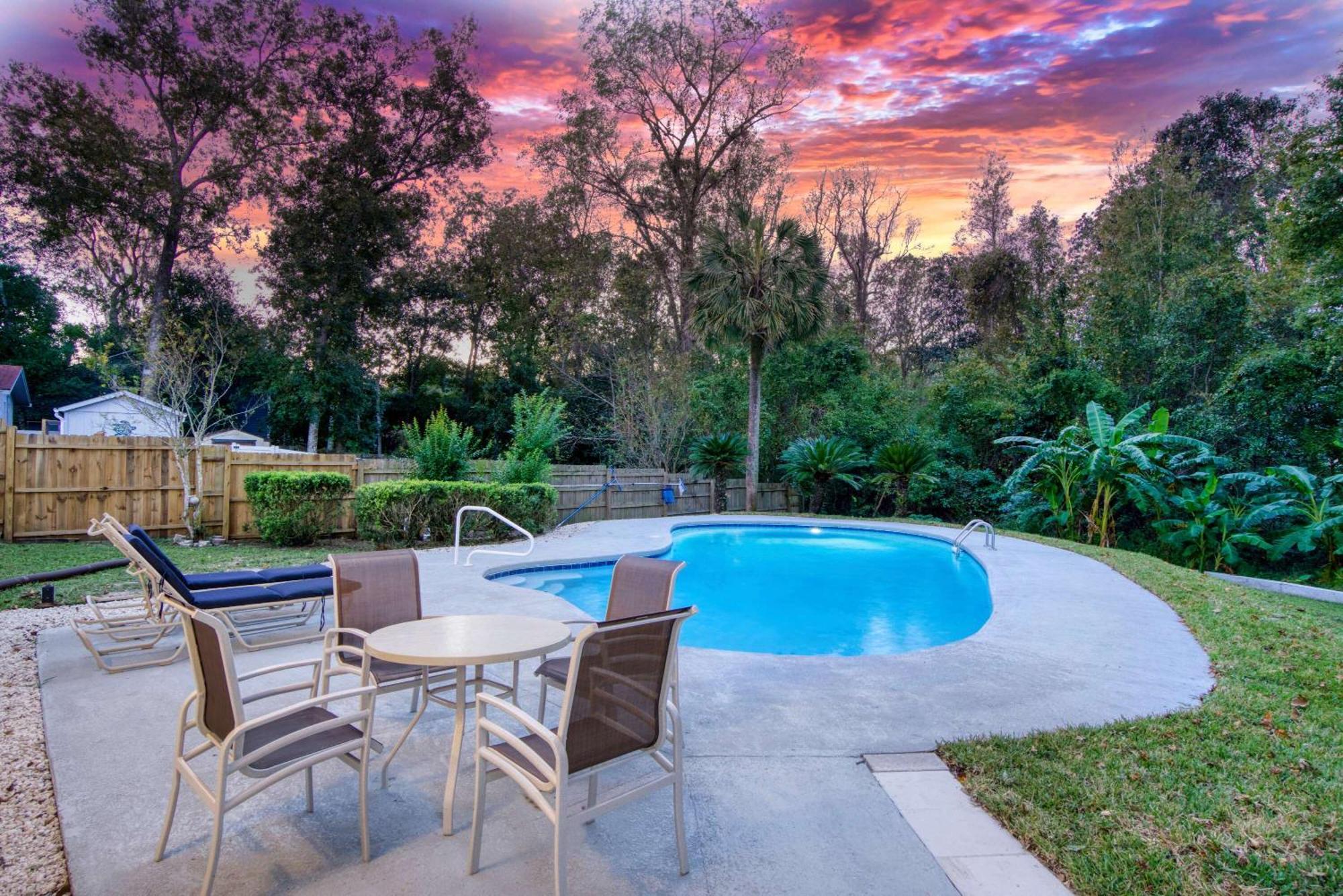 Villa Luxe Poolside Escape In Julington Creek Jacksonville Exterior foto